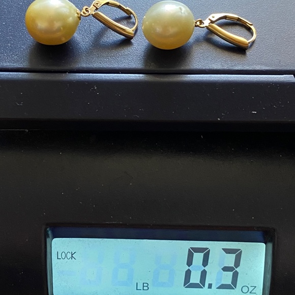 13mm REAL Golden South Sea Pearl 14K Gold Filled - Picture 9 of 9